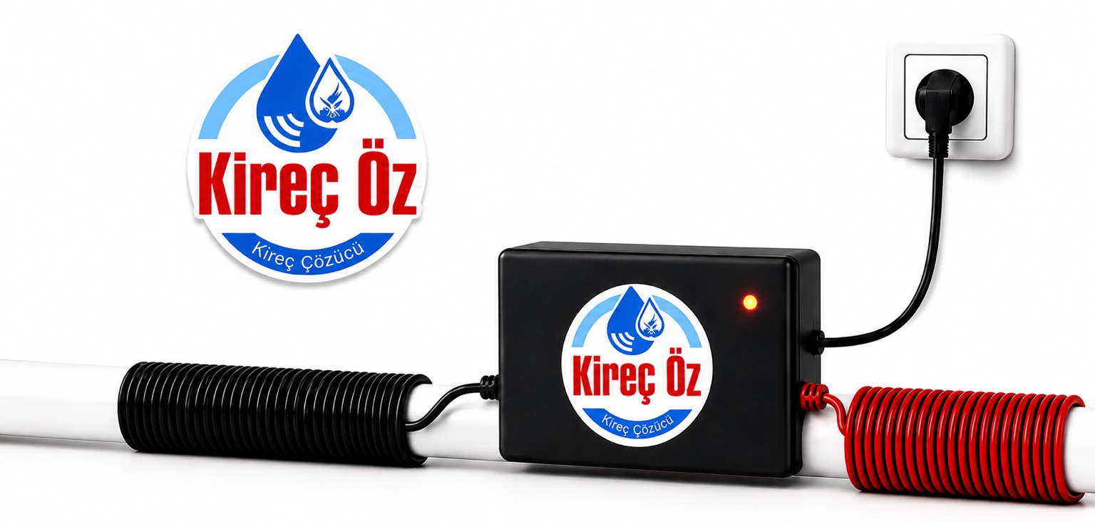 KireçÖZ cihazı, siyah ve kırmızı boru sarımları